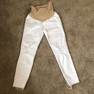 Luxe Essential Skinny Ankle Maternity Jeans